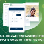Best Squarespace freelancer developer working on a custom Squarespace website design